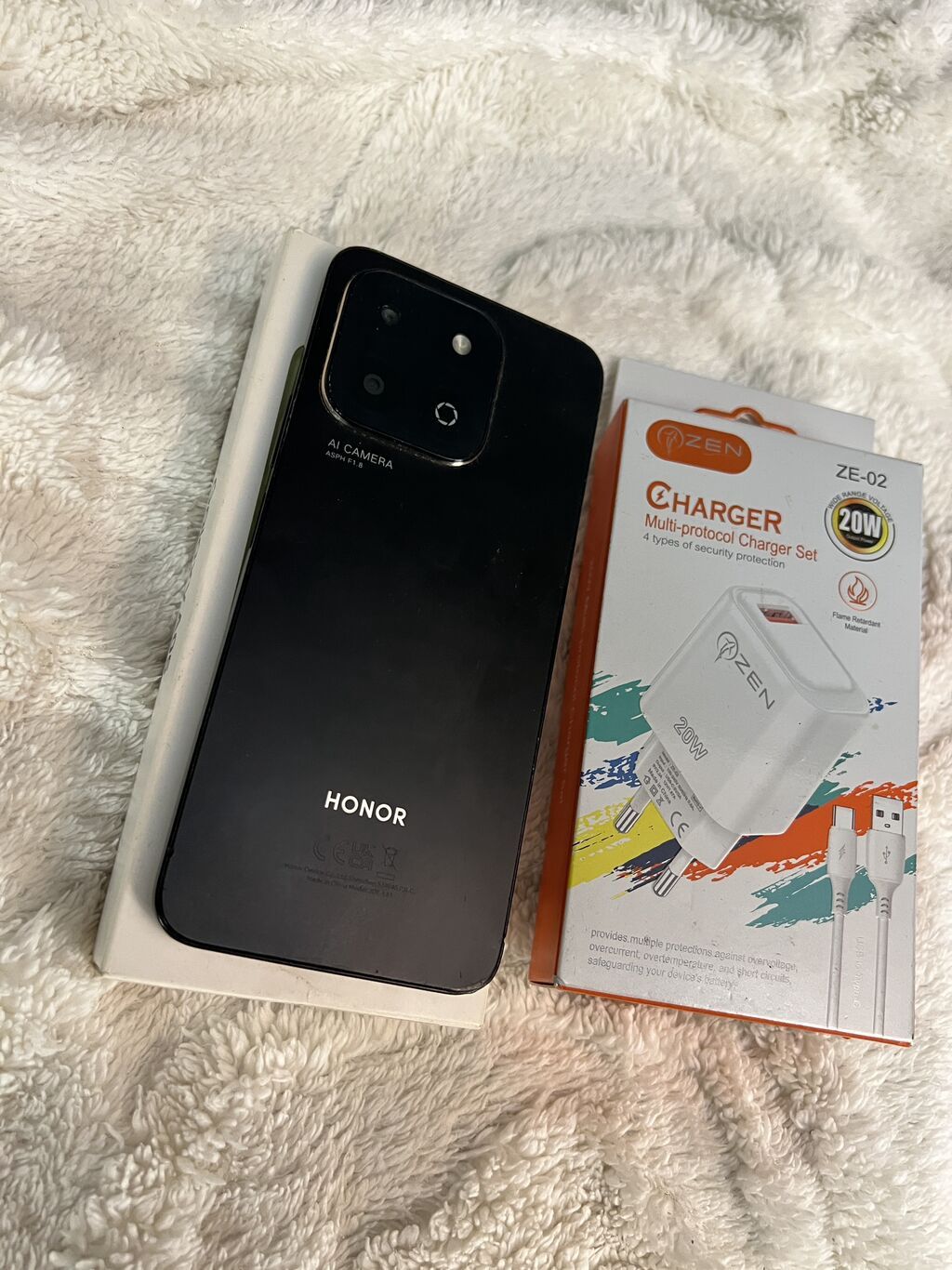 Honor X6b, 256 GB, rəng - Qara, Barmaq izi, Face ID — Honor, Bakı (6)