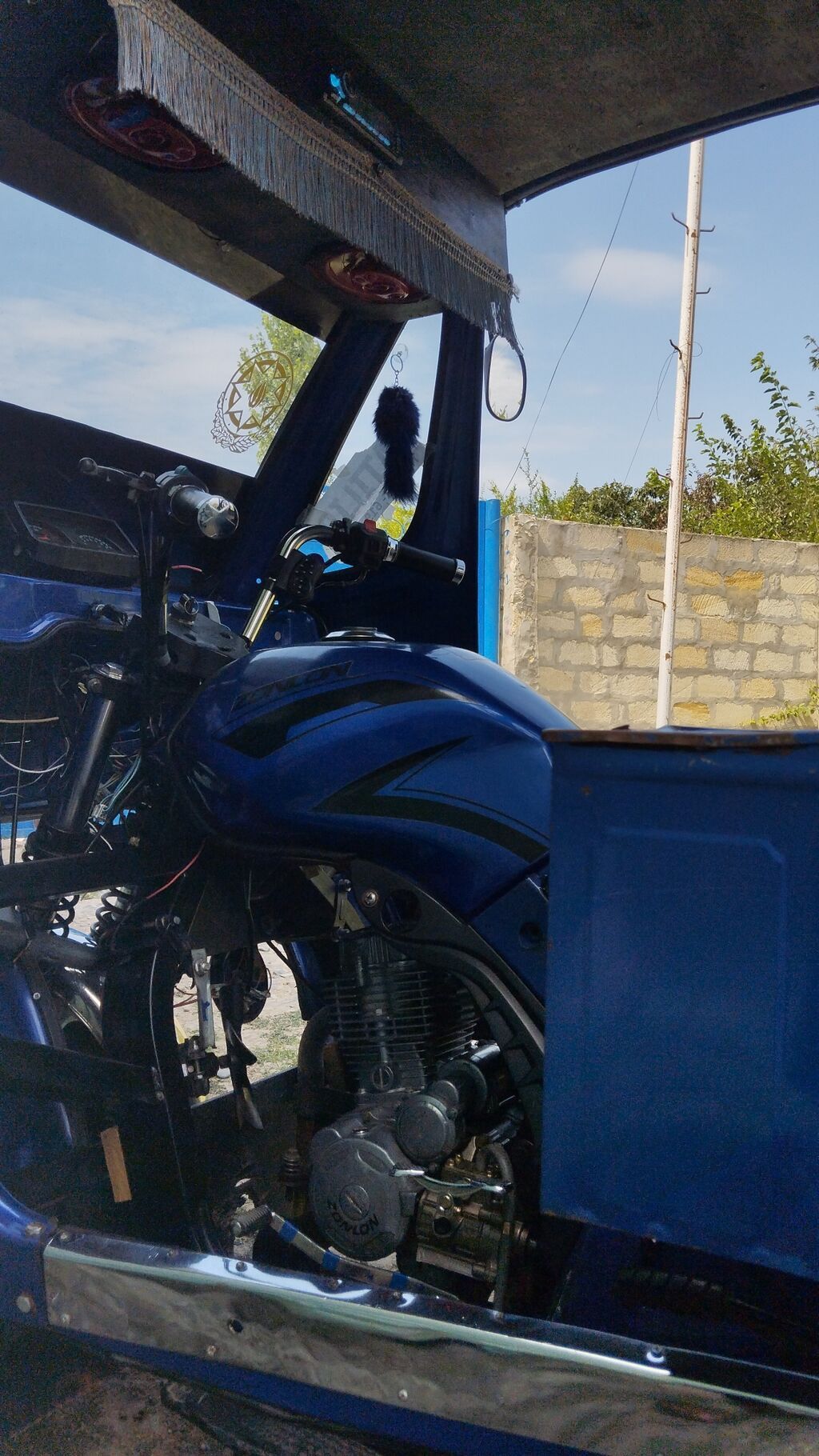 Yükdaşıma üçün üçtəkərli moto-transport - Güclü benzin mühərriyi — Yük maşınları, Salyan (3)