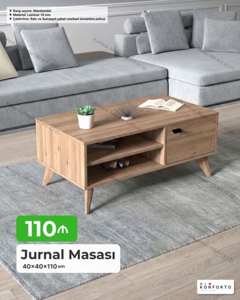 Düz masa, Açılmayan, Təkərsiz, Teksturalı laminat, Zəmanətsiz