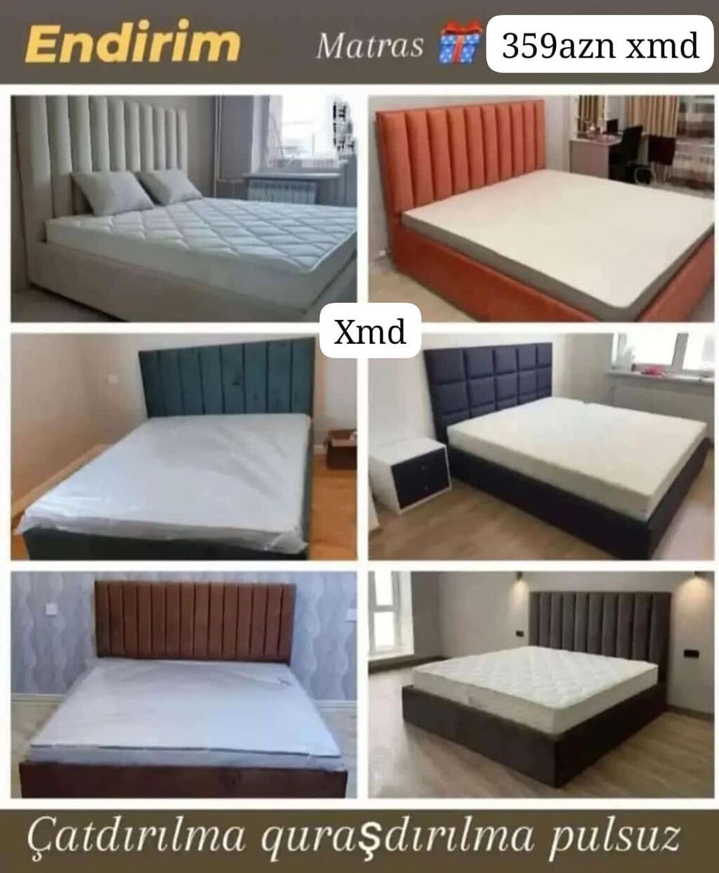 Matras – Endirim - Qiymət: 359 AZN (xmd) - Çatdırılma və quraşdırılma — Matraslar, Bakı