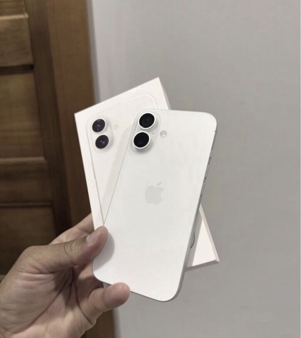 IPhone 16, 128 GB, Ağ, Zəmanət, Simsiz şarj, Face ID
