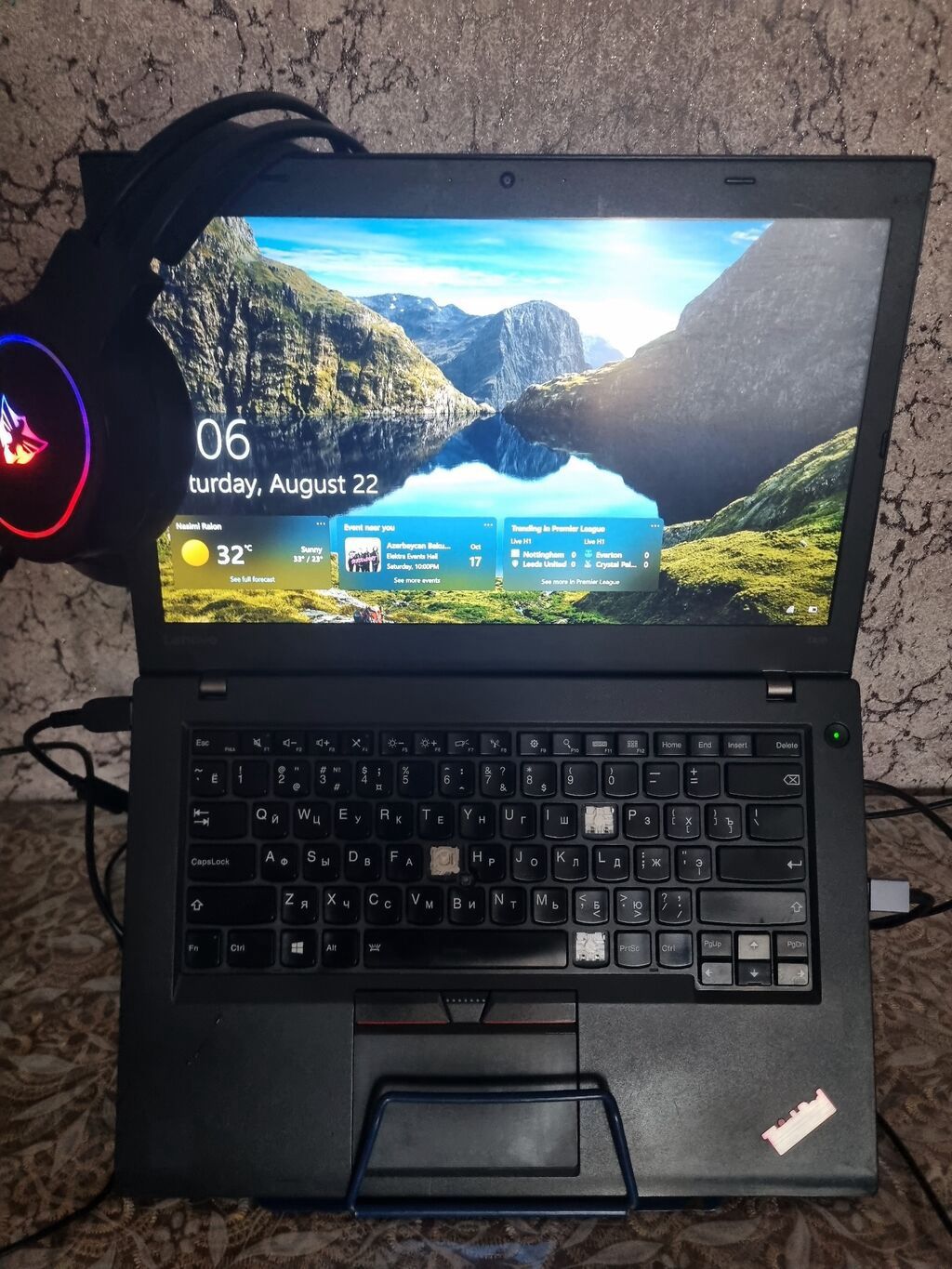 Oyun aksesuarları dəsti - RGB işıqlı simli klaviatura: Kompakt ölçü — Elektronika, Bakı (5)