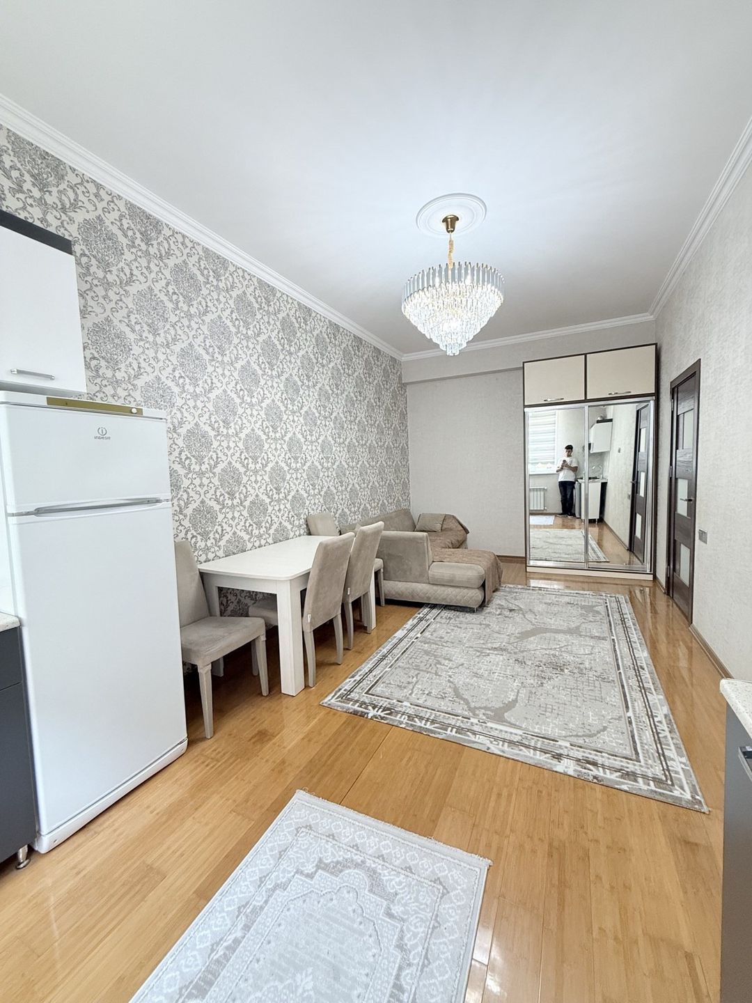 İcarəyə verilir 2 otaqlı yeni tikili 45 m² — Mənzil, Xırdalan (4)