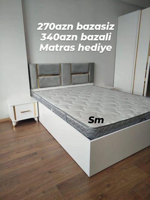 Məhsul: Yumşaq başlıqlı yataq dəsti (çeşidlər) - Variantlar: bazasız — sabina mobilya