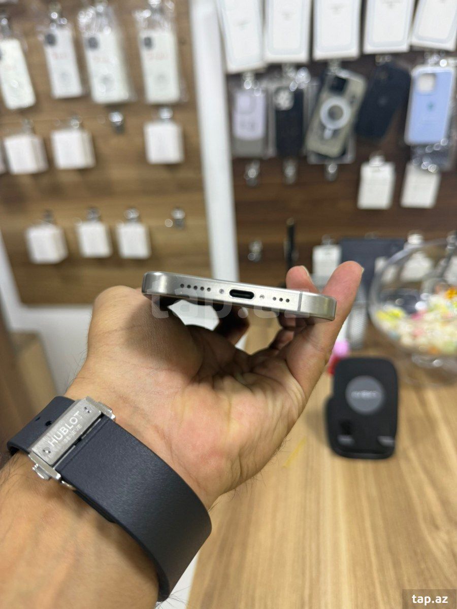 Apple iPhone 15 Pro Natural Titanium 128GB/8GB — Telefonlar və qadjetlər, Bakı (3)