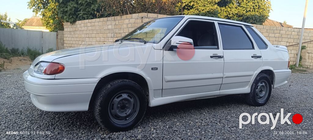 VAZ 2115 “Samara” sedan - Kuzov: 4 qapılı sedan, ağ rəng, aerodinamik 10-LK-979 — Avtomobillər, Bakı (7)