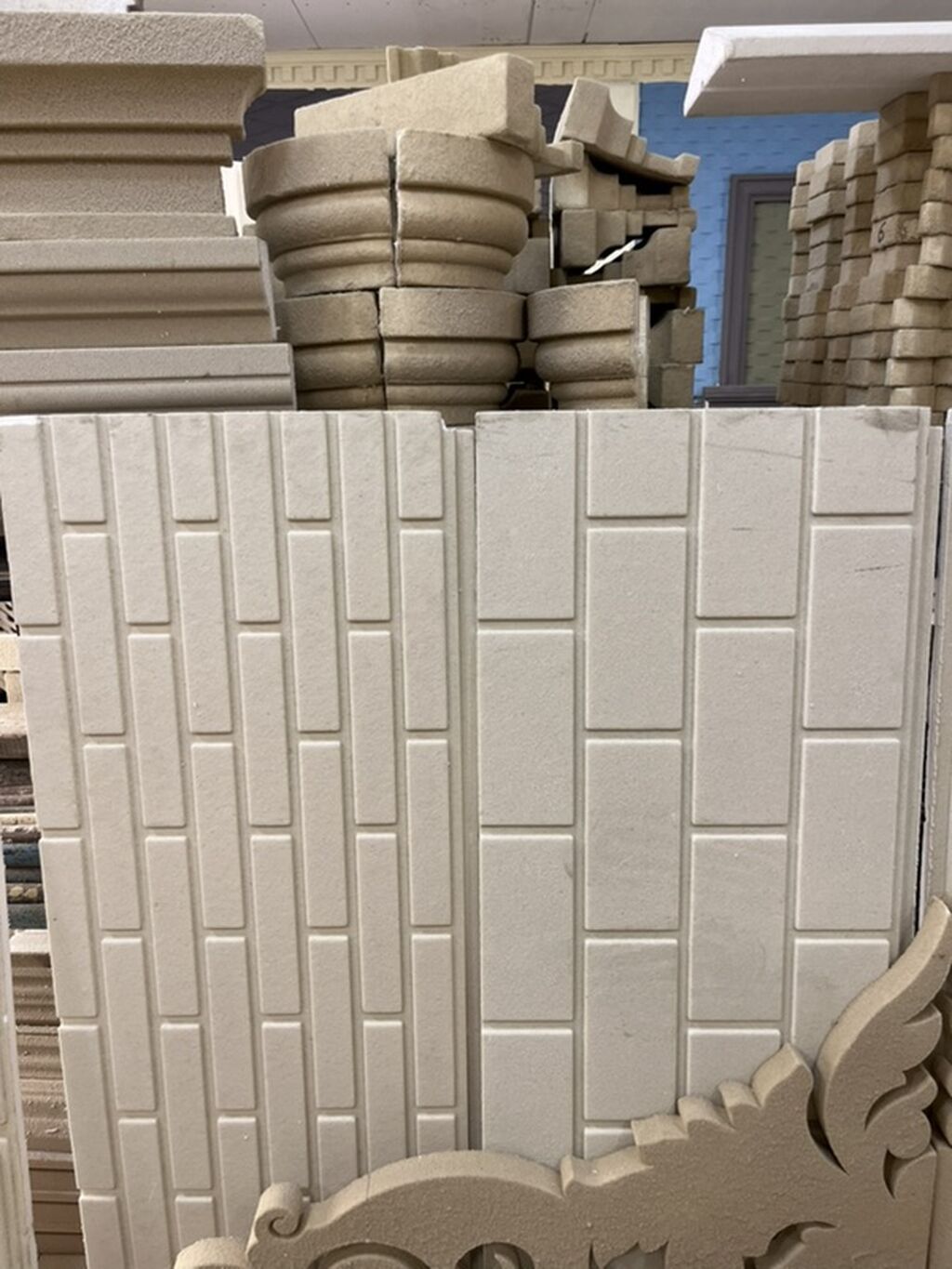 Dekorativ fasad və interyer üçün hazır beton/daş panellər və — Mallar, Novxanı (5)