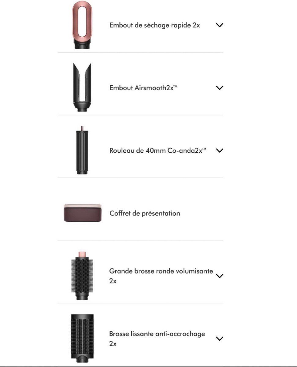 Dyson Airwrap HS09 Purple / Rose Gold — Şəxsi əşyalar, Bakı (4)