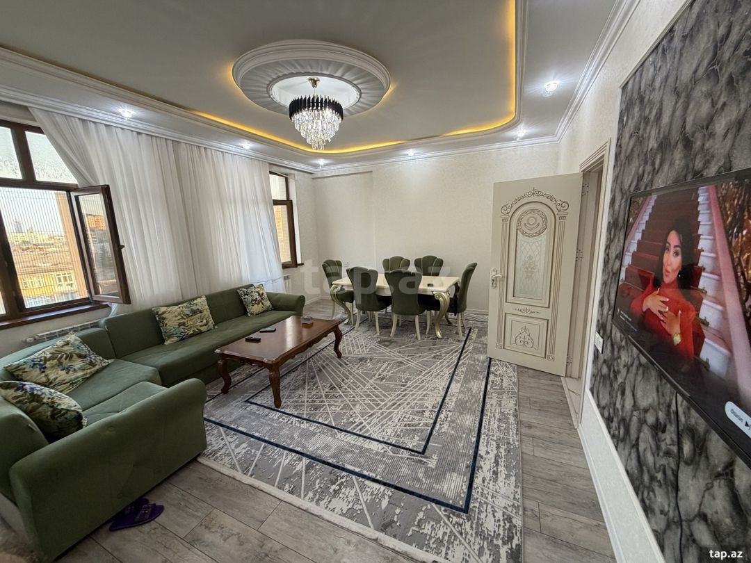 2-otaqlı yeni tikili kirayə verilir, Gənclik m., 85 m² — Daşınmaz əmlak, Bakı