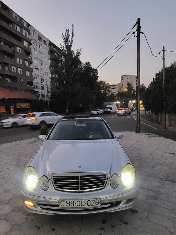 Mercedes E 270, 2.7 L, 2002 il, 538 261 km — Avtomobillər, Bakı (2)