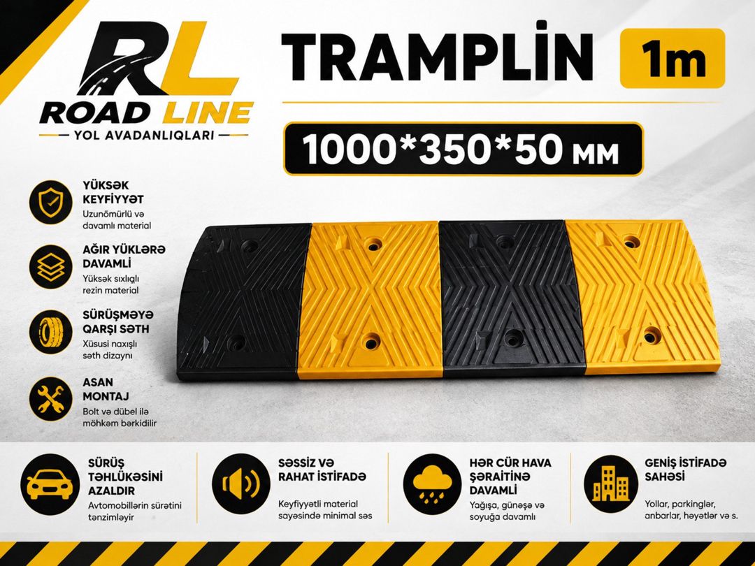 Tramplin 1m — Təhlükəsizlik sistemləri, Bakı