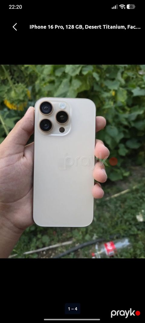 IPhone 16 Pro, 128 GB, Desert Titanium