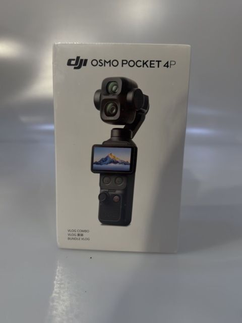 DJI Osmo Pocket 4P – Vlog Combo Kompakt, cibə sığan 3-oxlu — Bakı