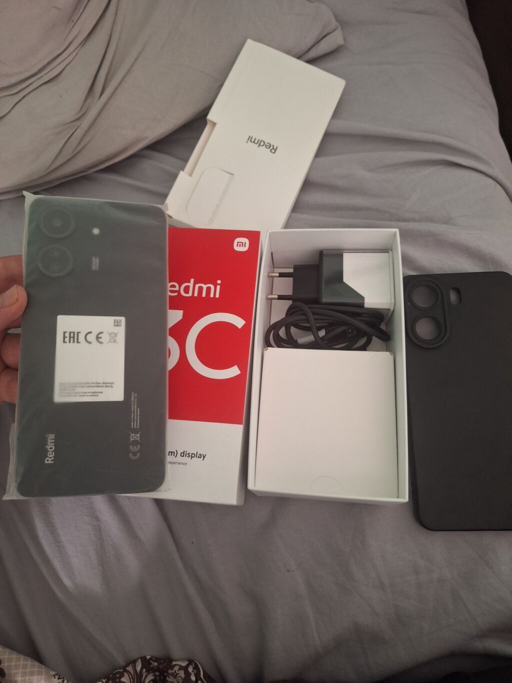 Redmi 13C, 256 GB, rəng - Qara, Zəmanət