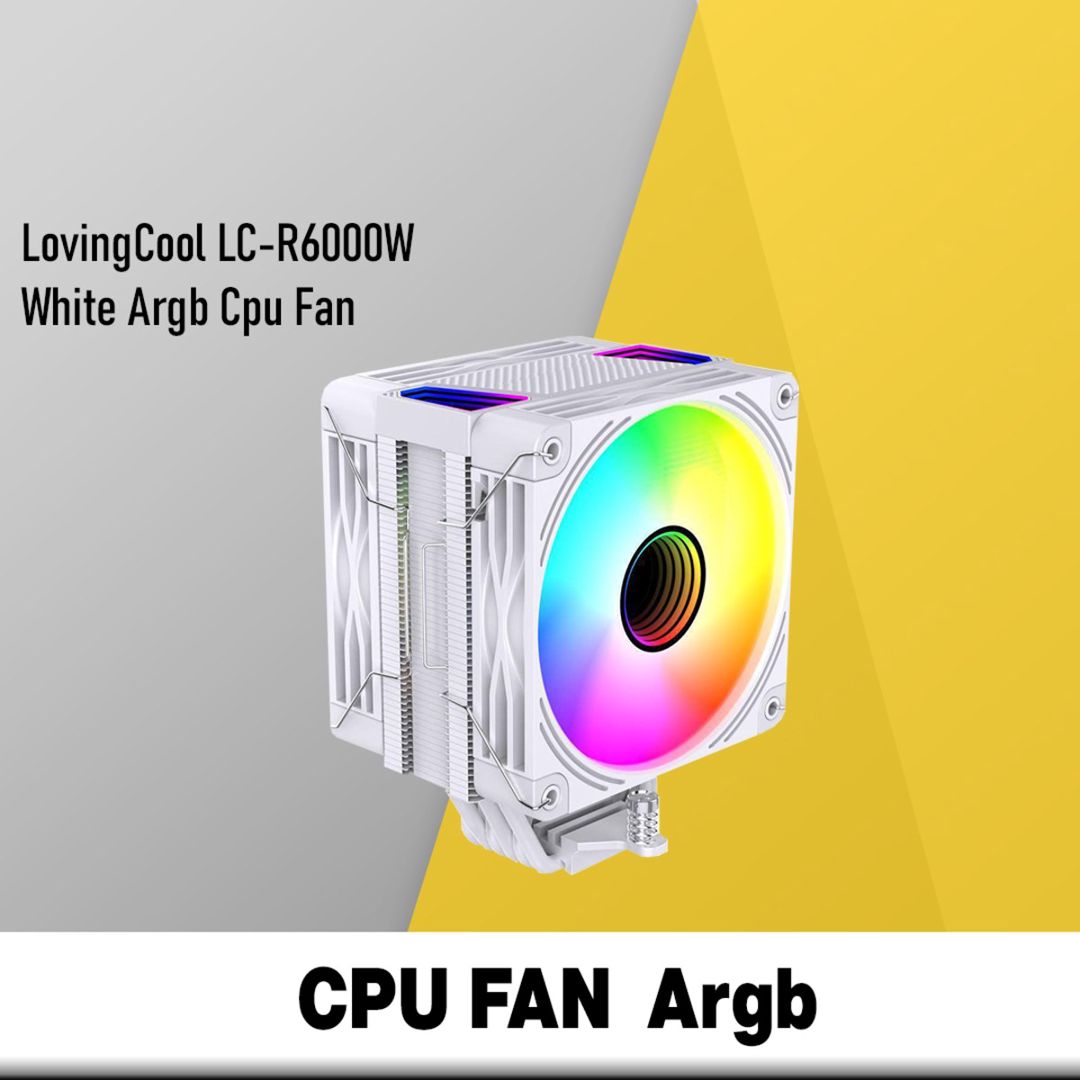Argb CPU Fan "LovingCool LC-R6000W White" — Elektronika, Bakı