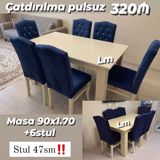 Masa dəsti MASA +6 STULL💥 Masa bağlı: 90×1. 70:320₼ _________ — afa.mebel — Мебель
