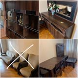 Qonaq otağı üçün dəst mebel Tərkib: - Şkaf-vitrinli böyük divar — Furniture