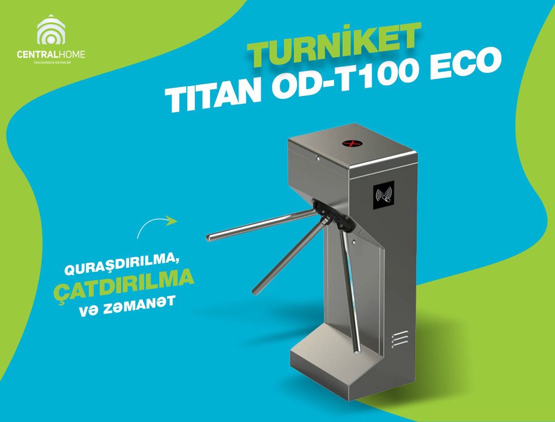 Turniket Titan OD-T100 eco — Təhlükəsizlik sistemləri, Bakı