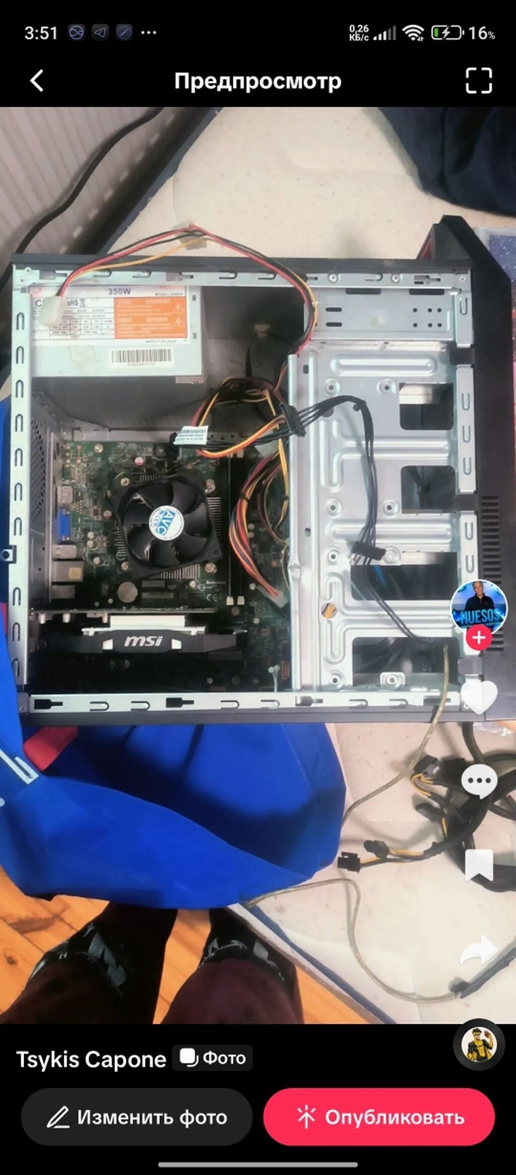 Komputeri problemi yoxdur oyun gesey gedir cs2 gta5 pint blank 150+ — Elektronika, Bakı (9)