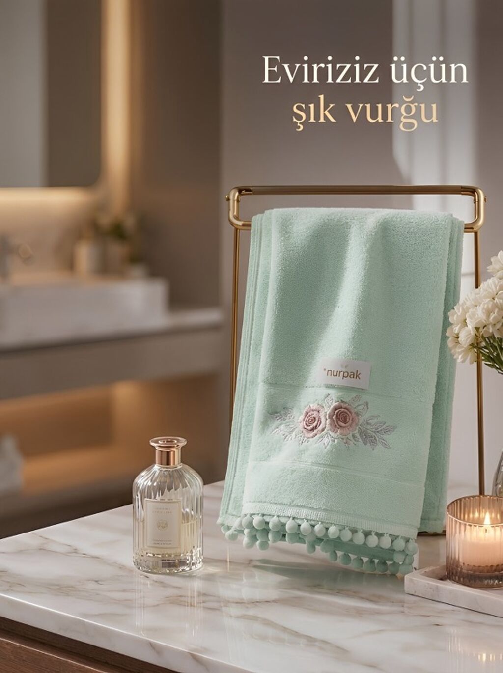 Nurpak dəsmallar – Zəriflik və rahatlıq bir arada - Material: 100% — Tekstil, Bakı (4)