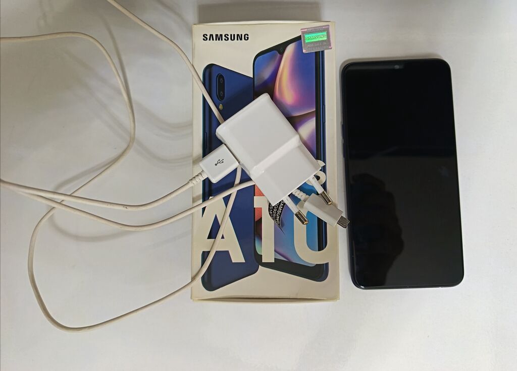 Samsung Galaxy A10s, 32 GB, rəng - Mavi, Barmaq izi — Samsung, Bakı