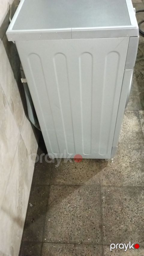 LG paltaryuyan maşın – ön yükləməli, gümüşü rəng. - Direct Drive
