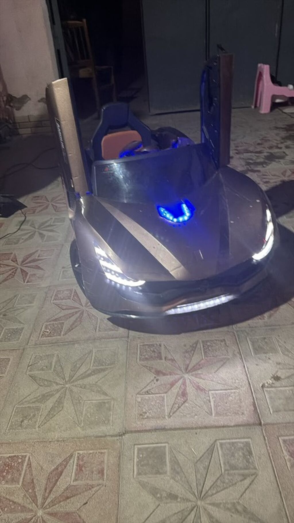 Uşaq elektrik maşını – LaFerrari üslubunda, qəhvəyi metalik — Uşaq nəqliyyatı, Bakı (8)