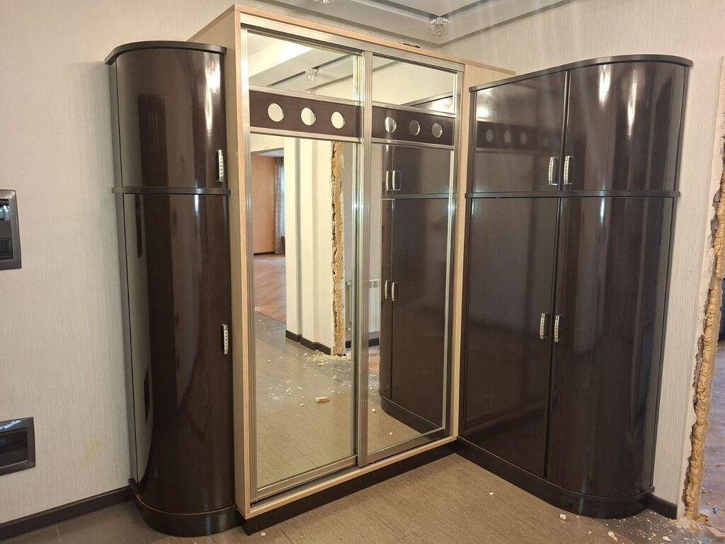 Uşaq otağı üçün "Yarış" temalı mebel dəsti — çarpayı, şkaf, rəflər — Uşaq otağı, Bakı (8)