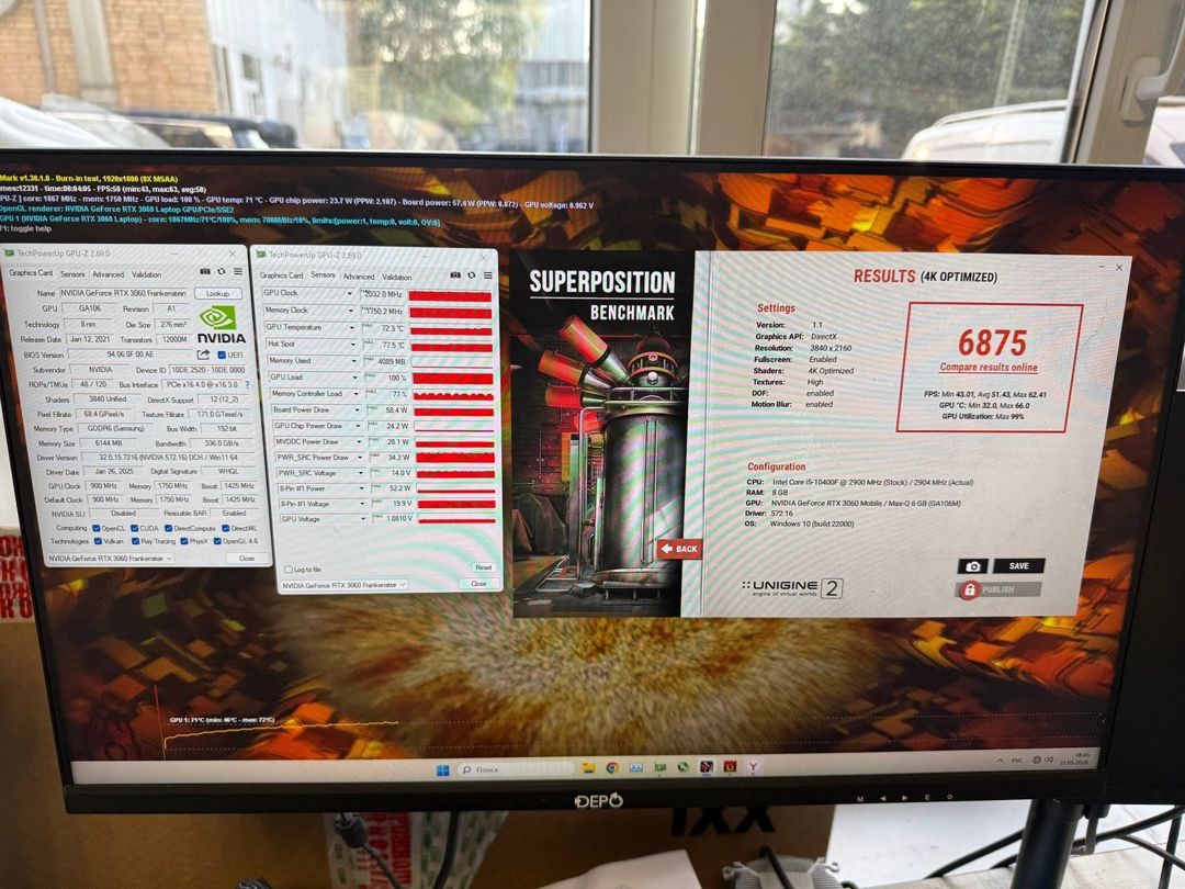 Nvidia RTX 3060m 6GB — Elektronika, Bakı (6)