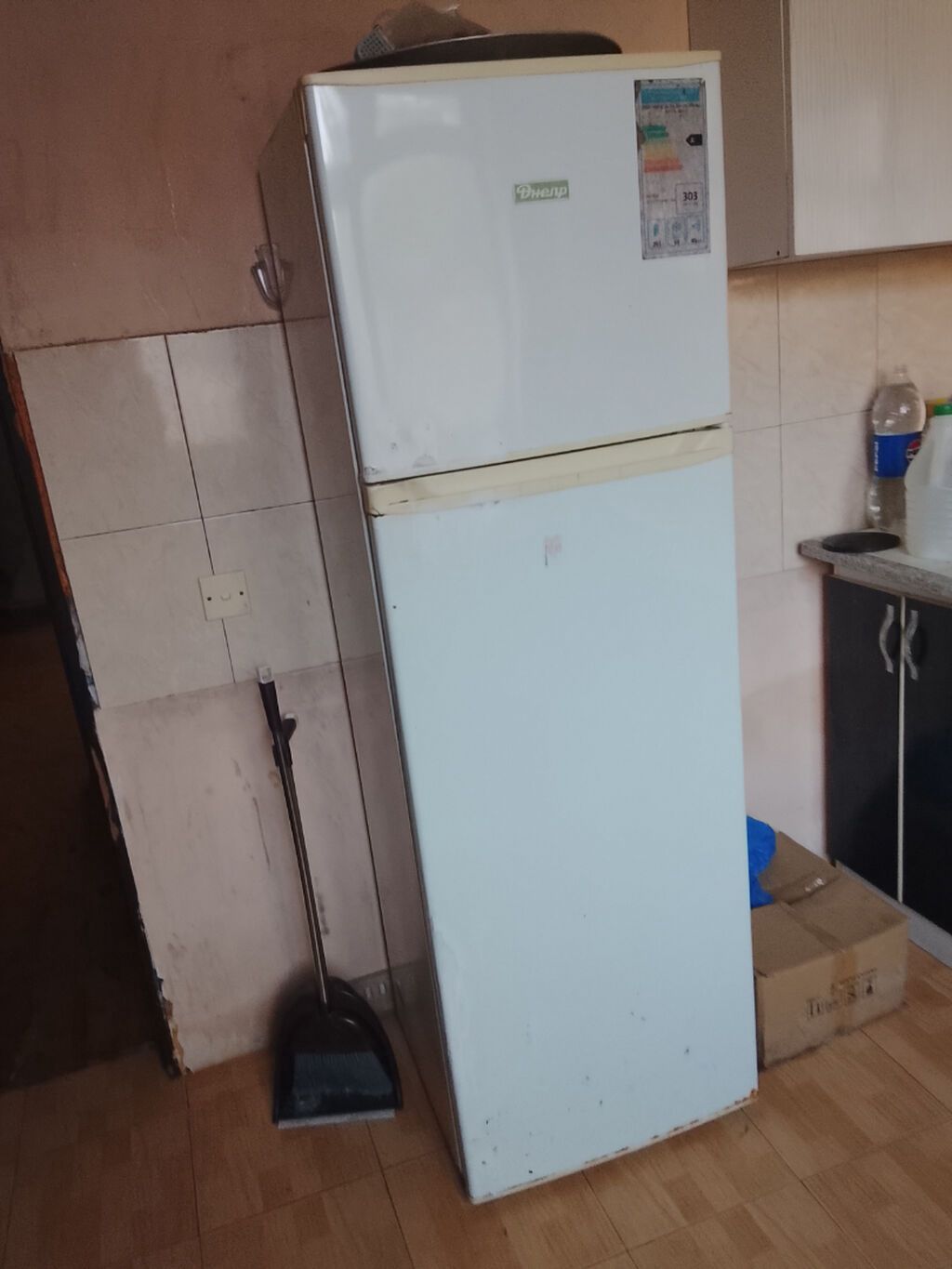 İşlənmiş 2 qapılı Dnepr Soyuducu Satılır, rəng - Ağ — Soyuducular, Sumqayıt