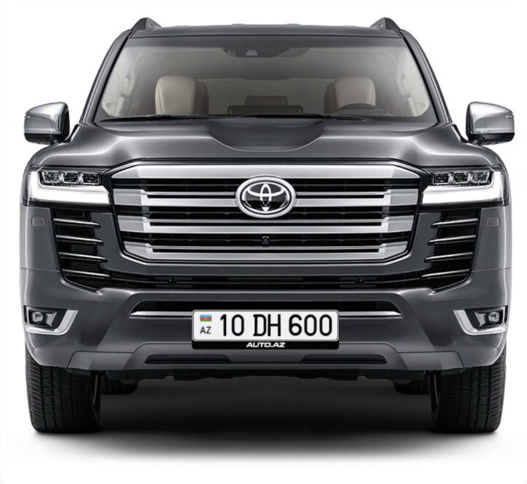 Avtomobil qeydiyyat nişanı - 10-DH-600 — Avto, Bakı