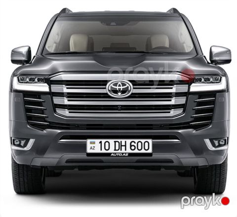Avtomobil qeydiyyat nişanı - 10-DH-600 — Bakı