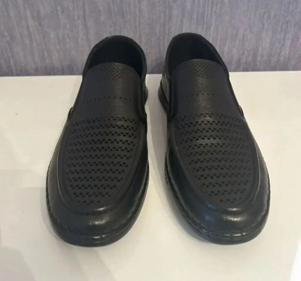 Məhsul: Kişi loaferi (qara rəng) - Model: Slip-on loafer - Material — Mallar, Bakı (3)