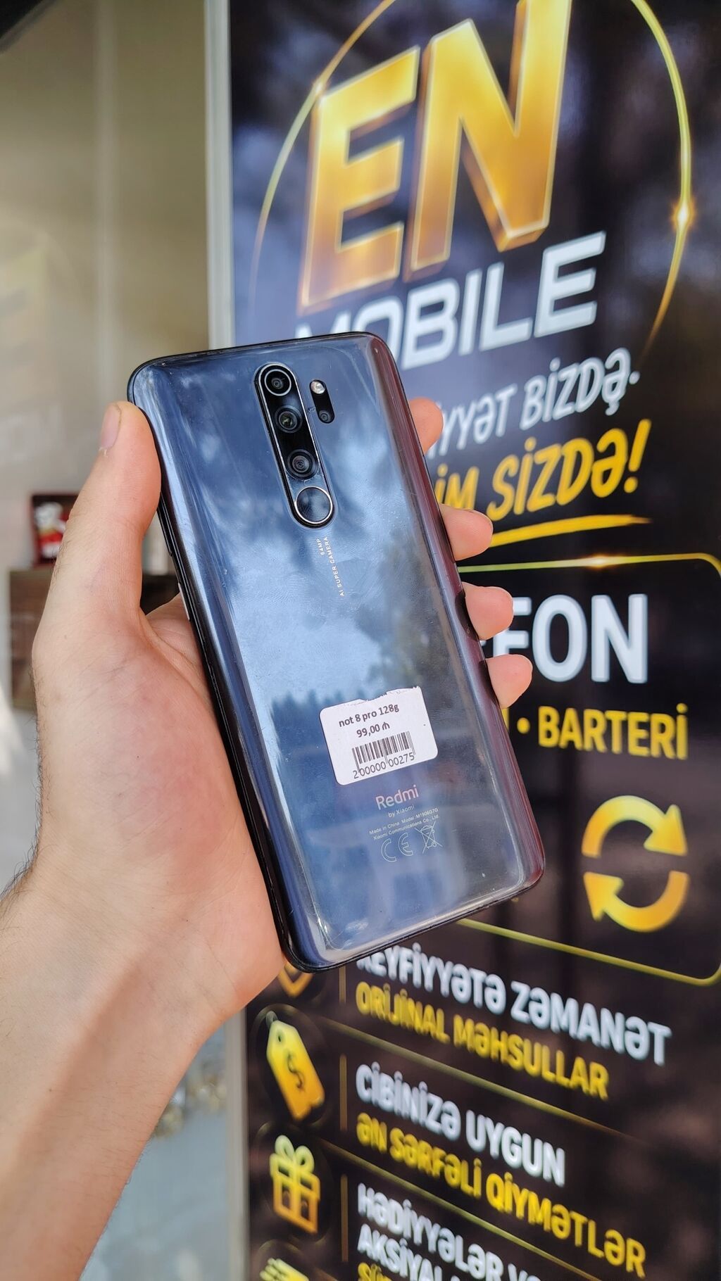 Redmi Note 12S, 256 GB, rəng - Mavi — Elektronika, Bakı (7)