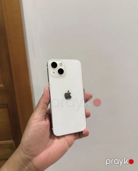IPhone 13, 128 GB, Ağ, Zəmanət, Face ID, Simsiz şarj