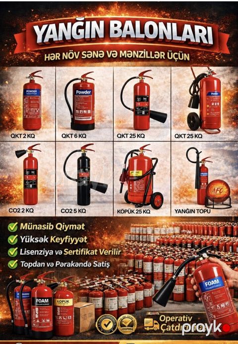 Yanğınsöndürən balonlar — Bakı