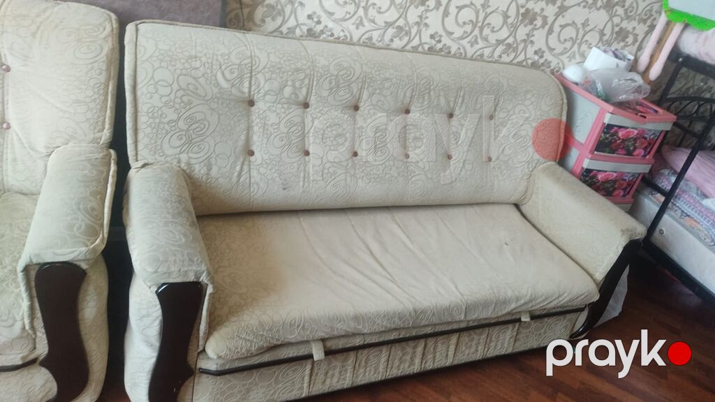 3-lü yumşaq mebel dəsti - Tərkib: 2 ədəd kreslo + 1 ədəd 3 nəfərlik — Mebel, Sumqayıt (3)