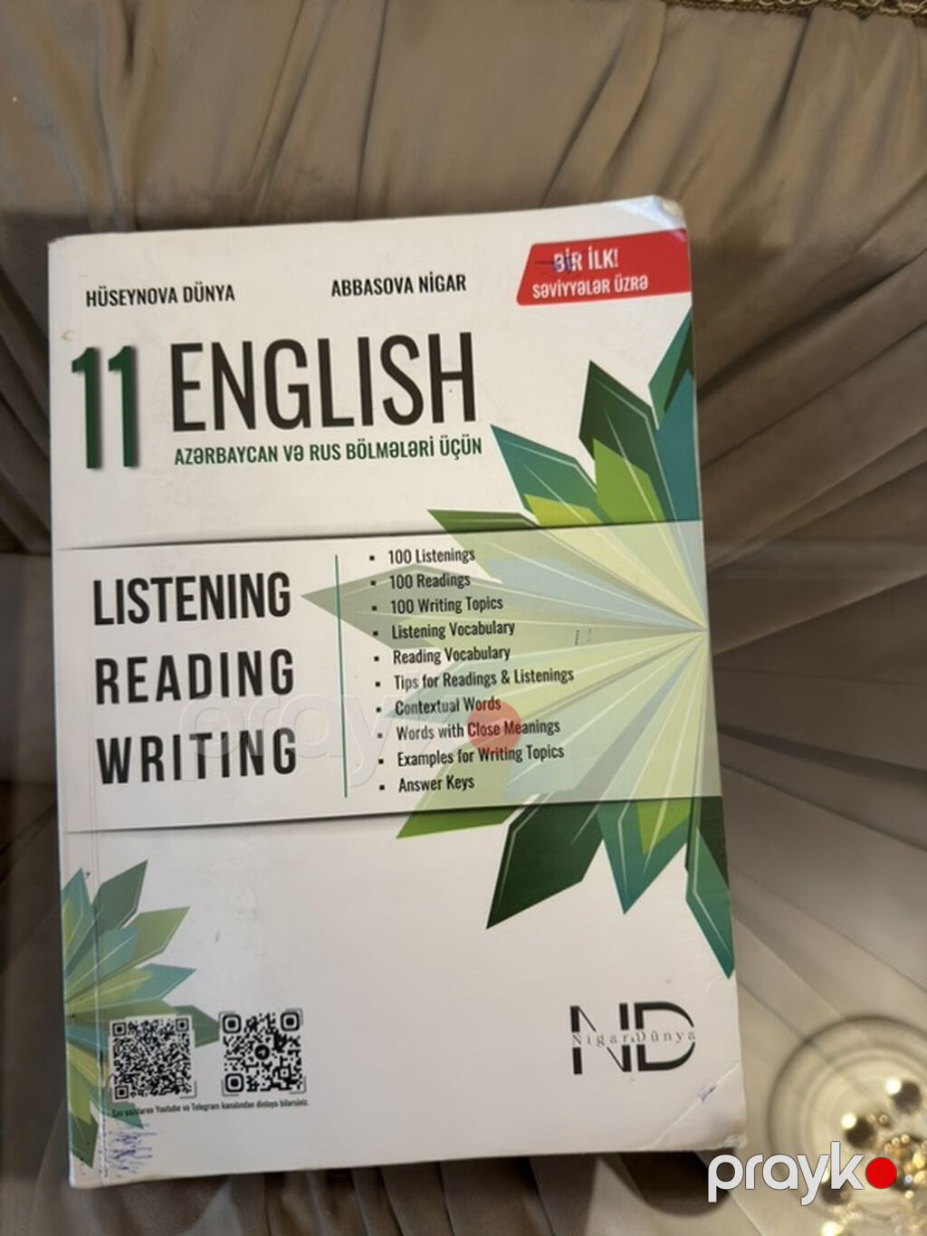 Məhsul: “11 English – Listening, Reading, Writing” hazırlıq kitabı — Kitablar və jurnallar, Sumqayıt