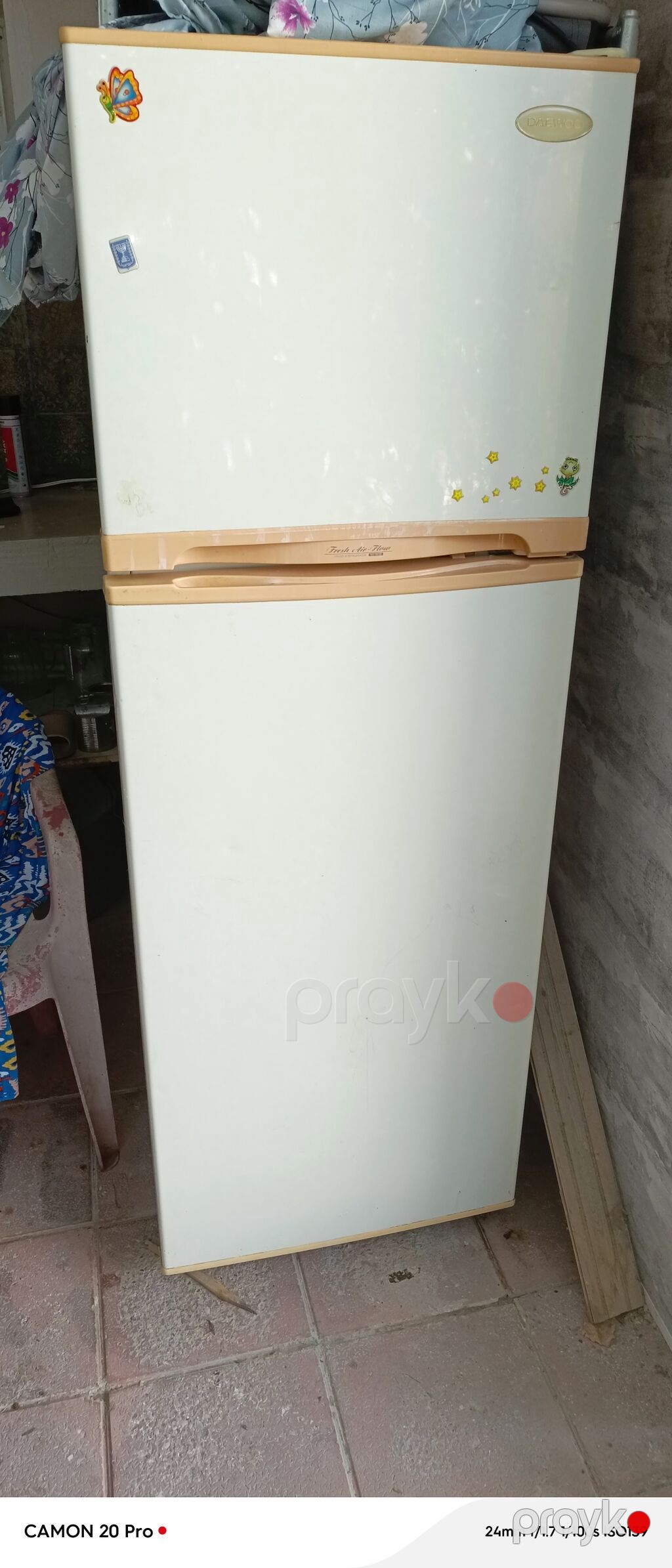 İşlənmiş 2 qapılı Daewoo Soyuducu Satılır, rəng - Ağ — Soyuducular, Bakı (3)