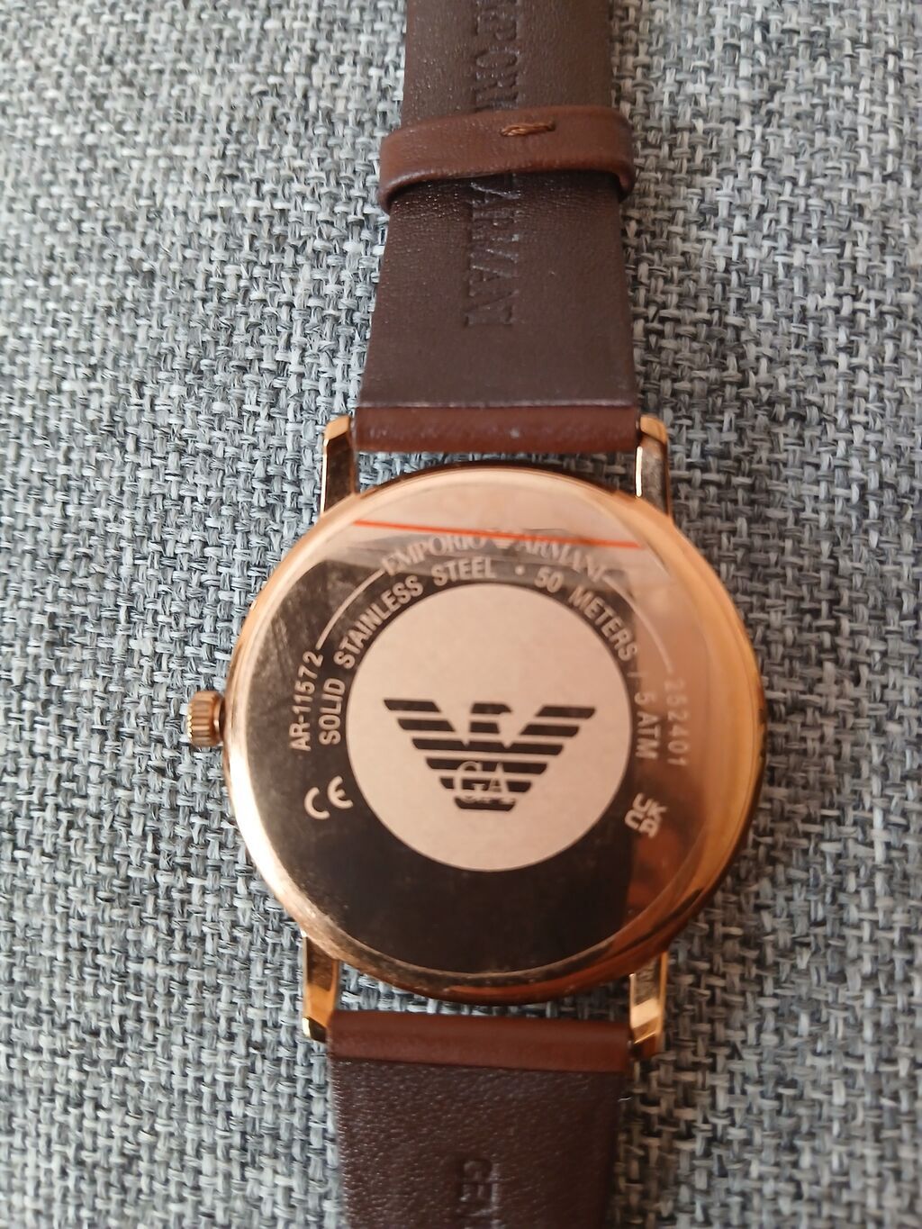 Emporio Armani kişi qol saatı – model AR-11512 - Korpus: paslanmayan — Qol saatları, Bakı