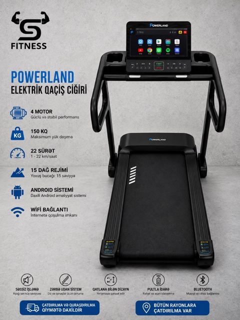 Qaçış trenajoru “YK-ET2003A — Fitness və İdman Avadanlıqları