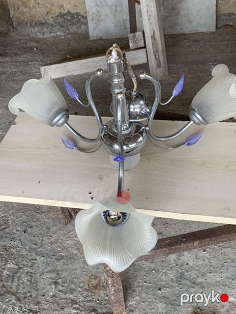 Çılçıraq, 3 lampa, Metal