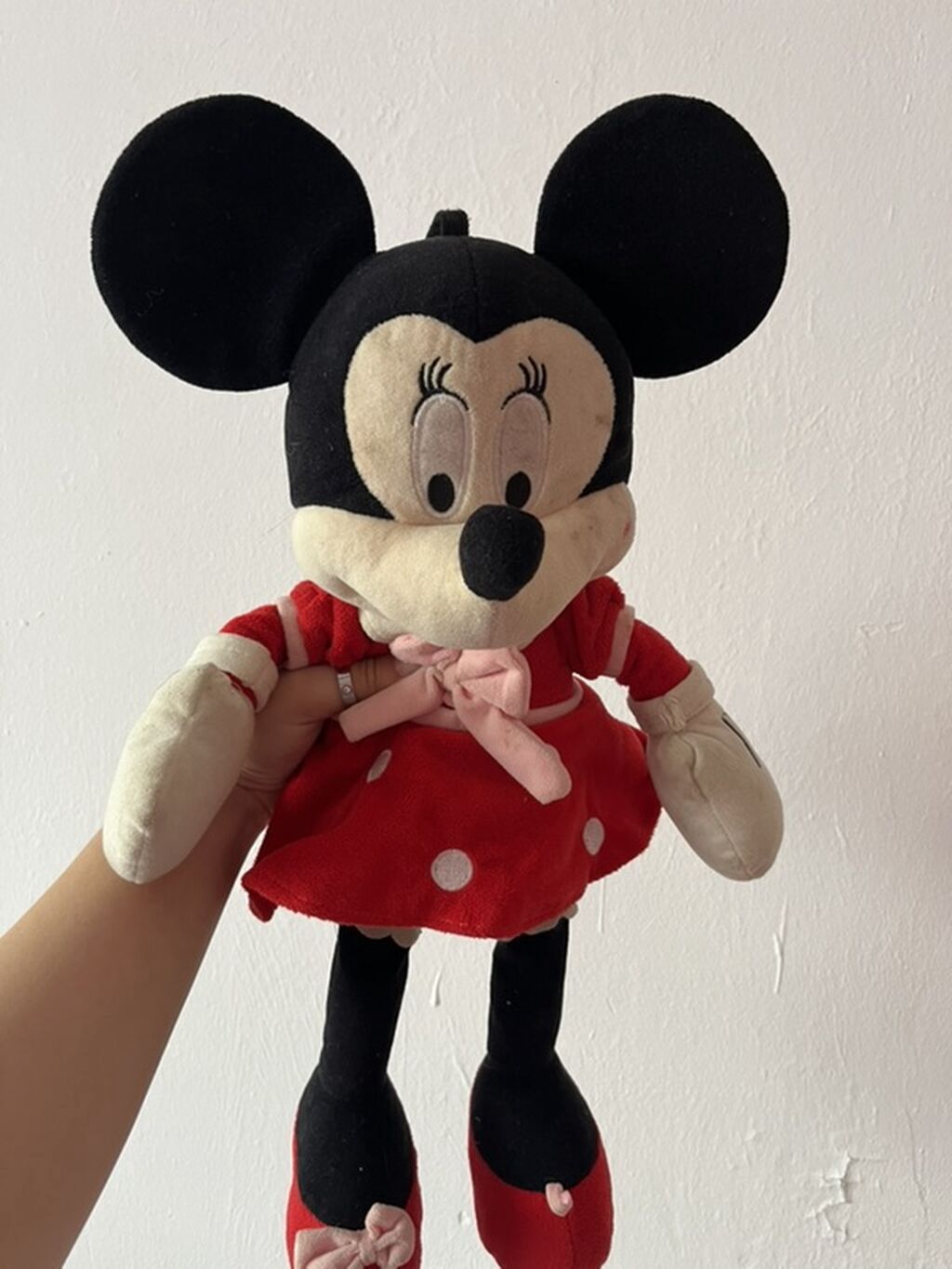 Yumşaq oyuncaqlar - Qırmızı ürək formalı yumşaq oyuncaq - Minnie — Yumşaq oyuncaqlar, Bakı (4)