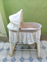 Oğlan və qız üçün, İşlənmiş, Yumru, Beşik, Dəstsiz, Matras ilə, Yellənmə mexanizmi ilə — Furniture