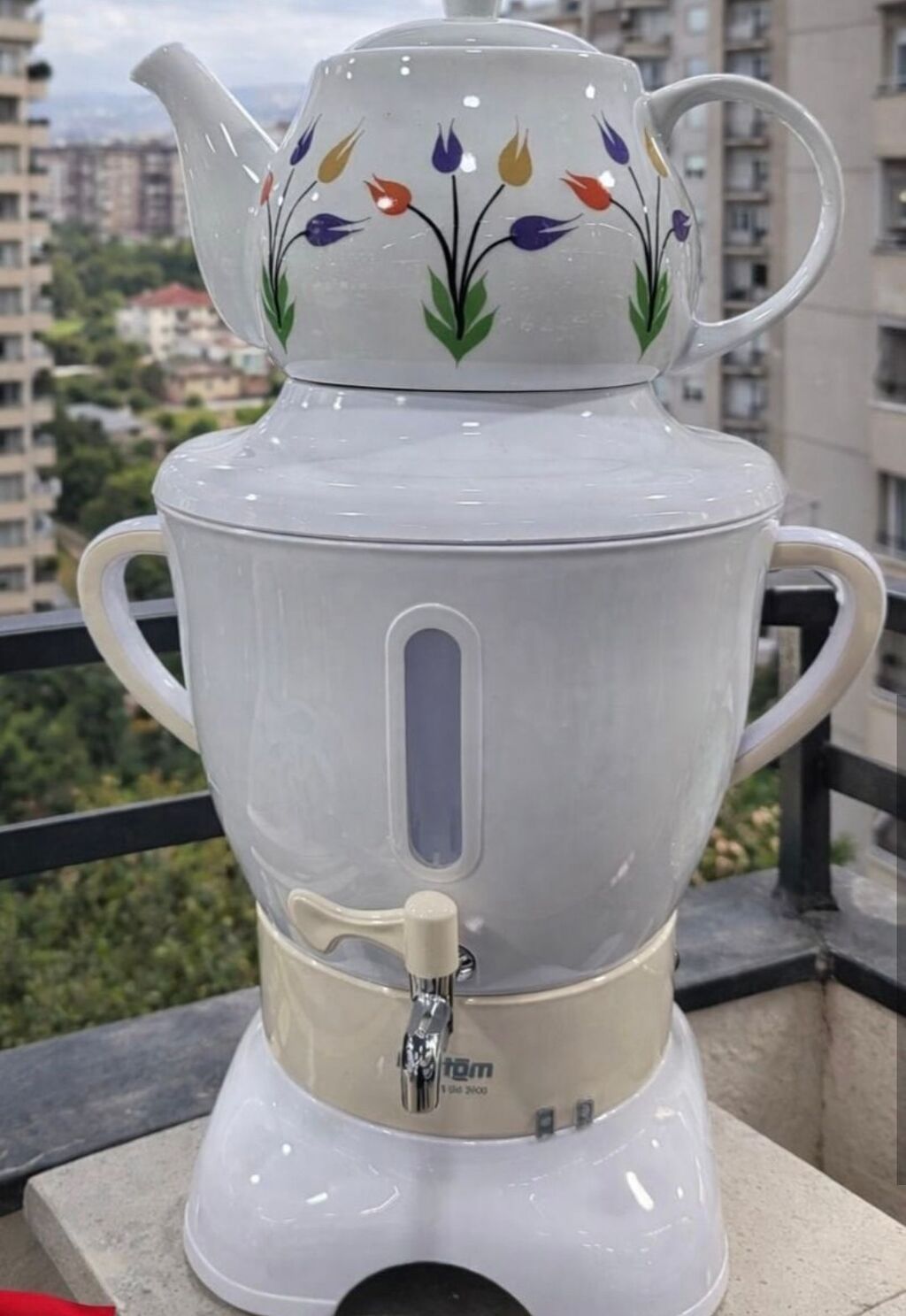 Fantom SM 3002 avtomatik semaver - Su qazanı: 5 litr həcm - Demlik — Samovarlar, Bakı (2)