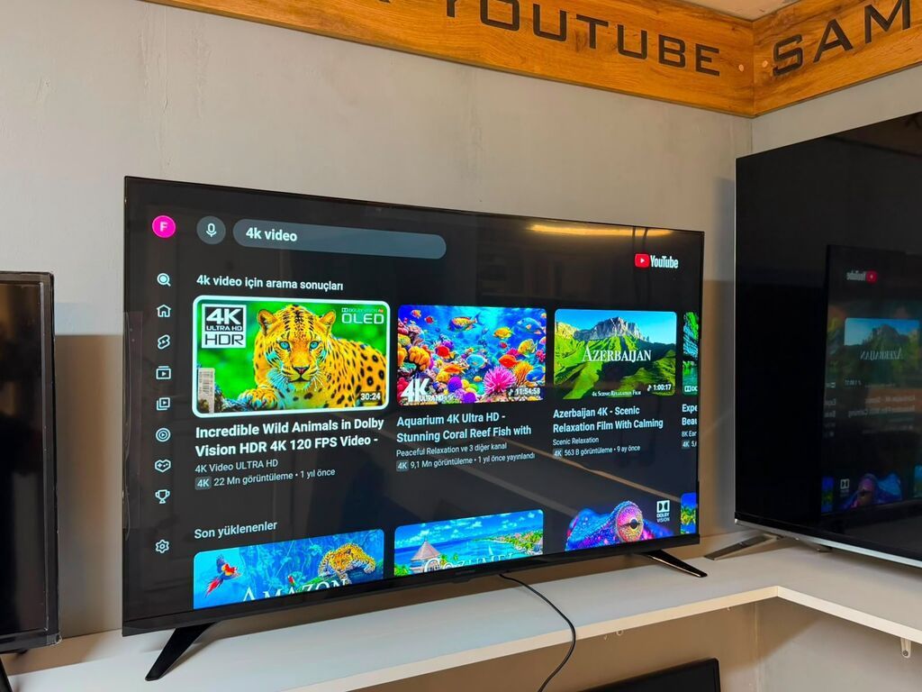 Hofman 109 sms smart televizoru 10 gub istifade olunub uzerinde