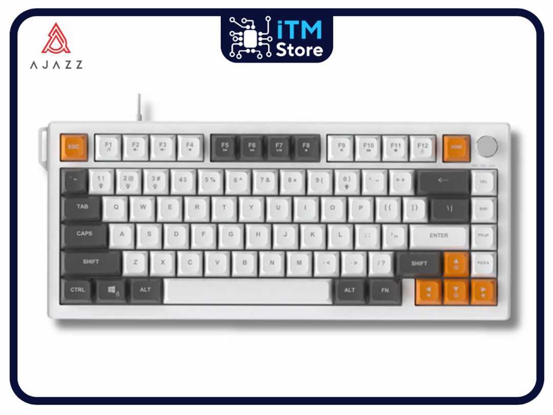 Ajazz AF82 Gray White Orange — Elektronika, Bakı