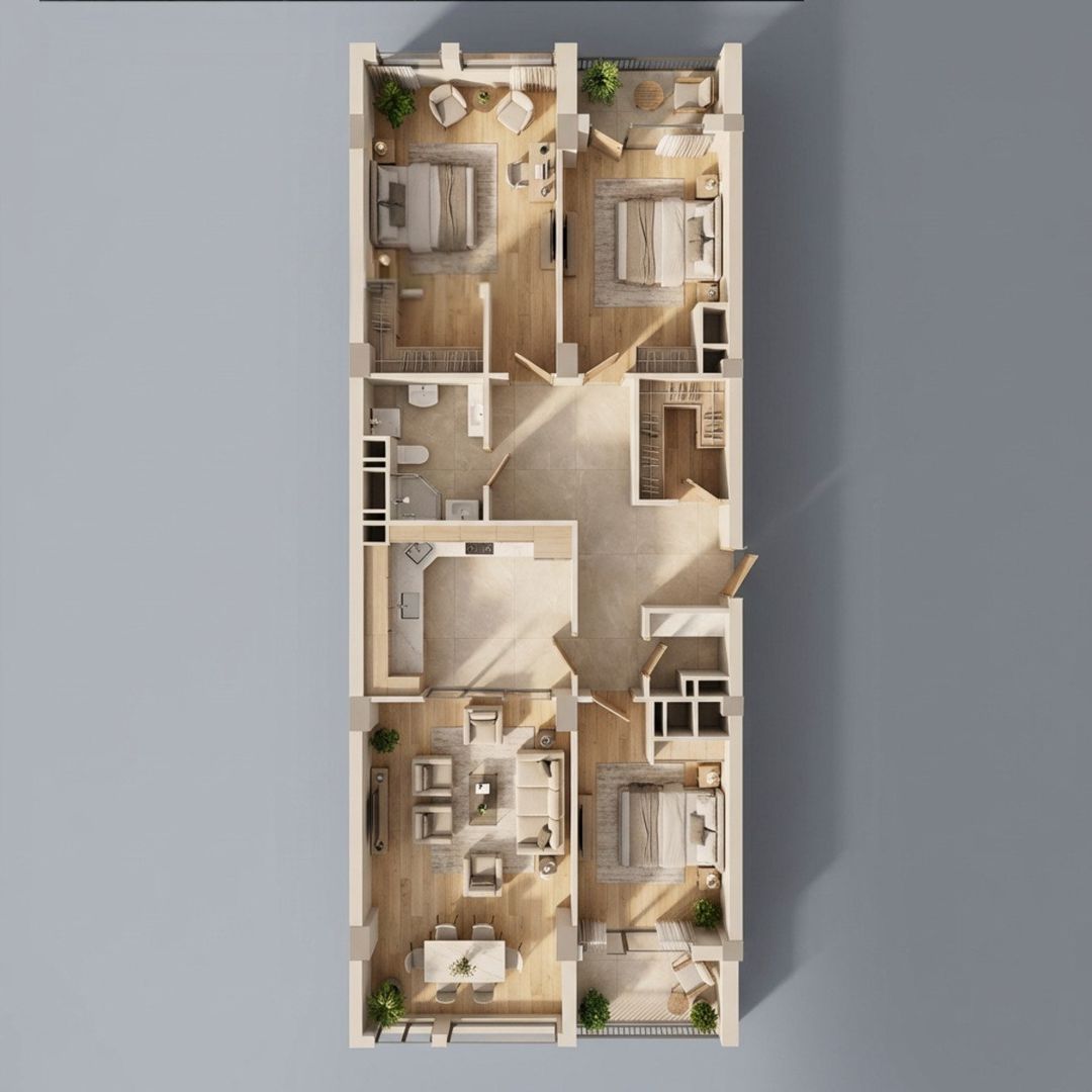 Satılır 4 otaqlı yeni tikili 146 m² — Mənzil, Bakı (11)