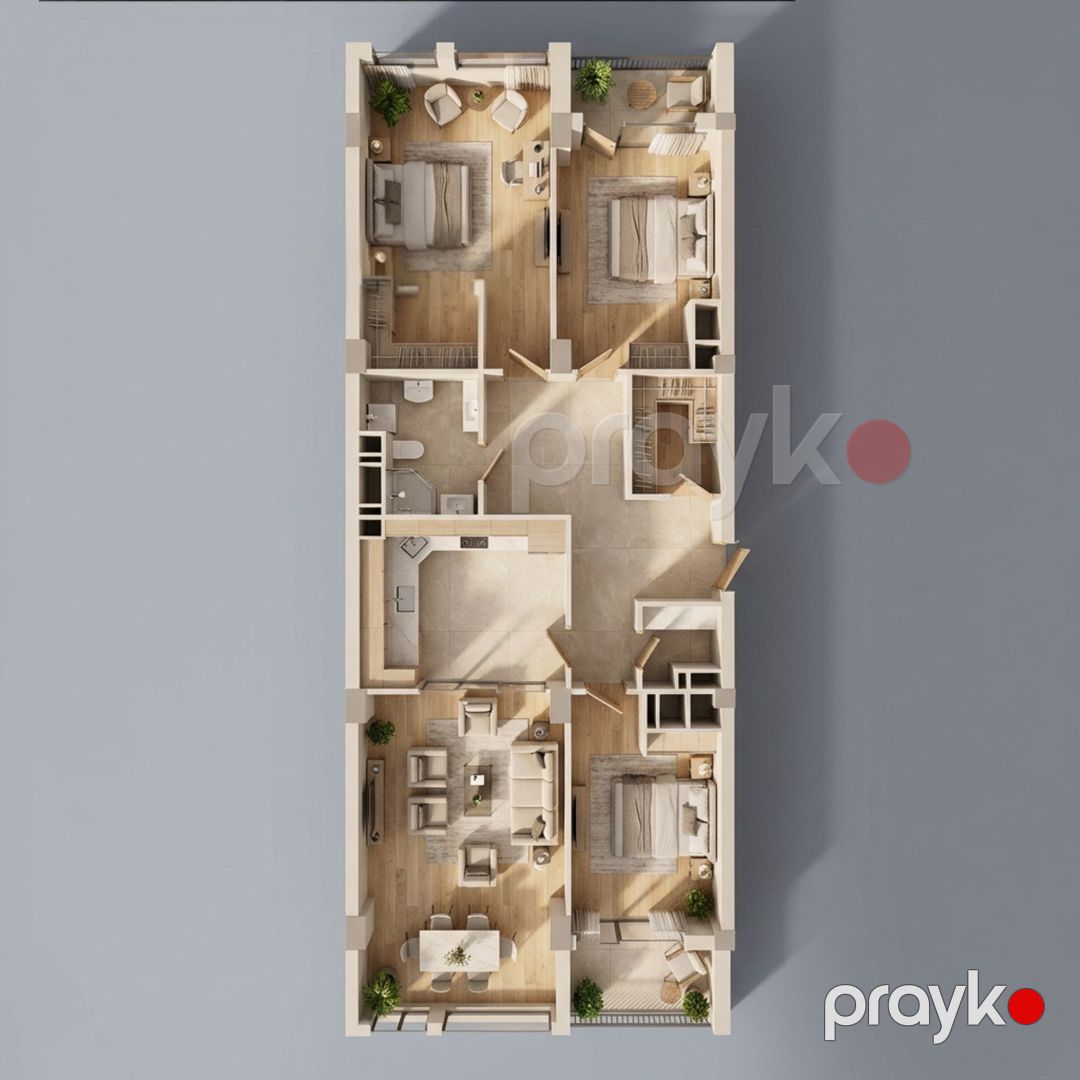 Satılır 4 otaqlı yeni tikili 146 m² — Mənzil, Bakı (11)