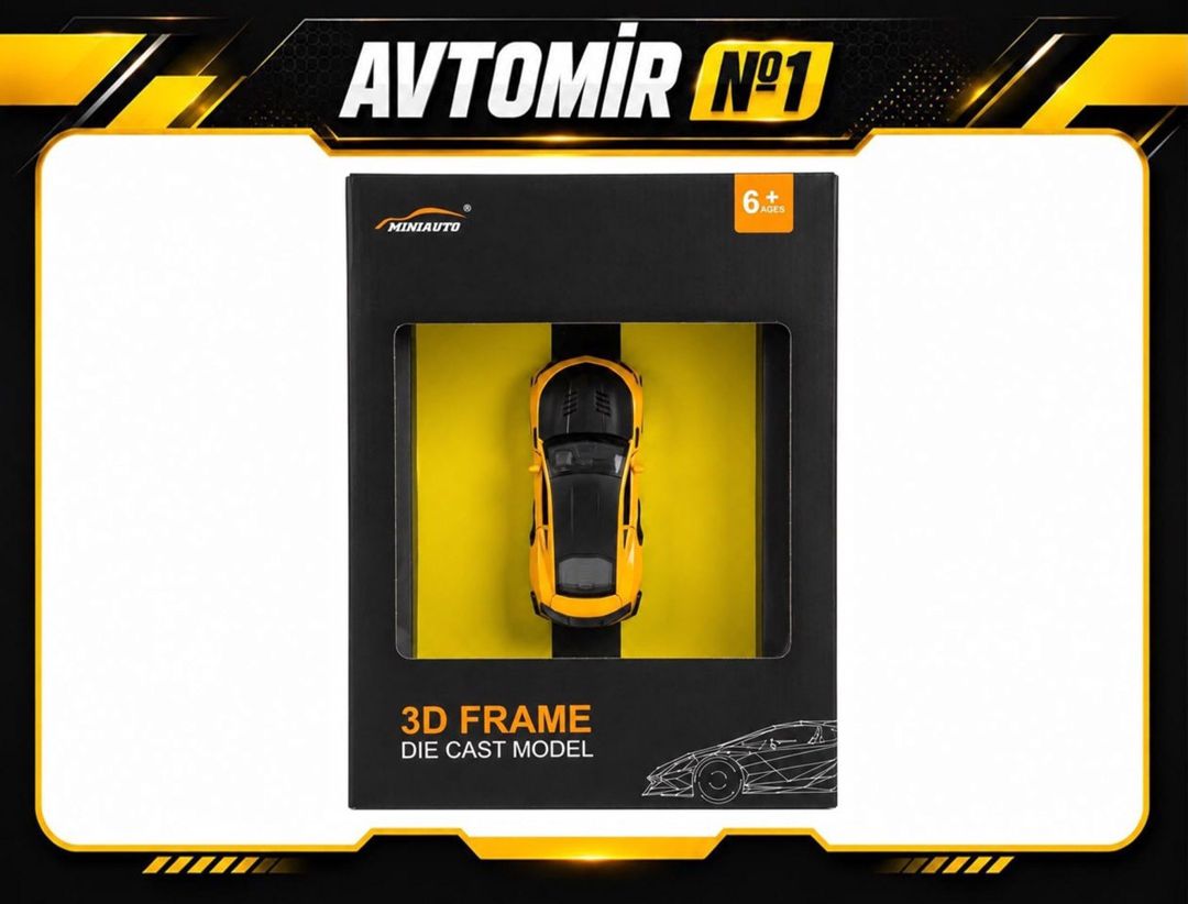 3D çərçivəli metal avtomobil modeli – Die-Cast — Kolleksiyalar, Bakı